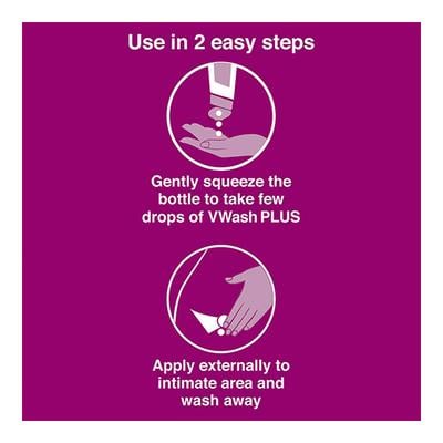 VWash Plus Expert Intimate Hygiene Wash 100 ml - Intimate Care