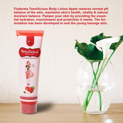 Fixderma Teenilicious Body Lotion (Girls) - Apple Pulp & Vanilla Extract 150 ml - Lotions & Creams