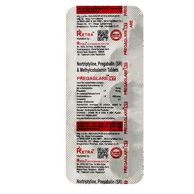 PREGAGLARE NT Tablet 10's - Neuropathic Pain-Dru