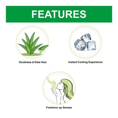 Dermicool Prickly Heat Talcum Powder - Fresh Aloe 50 gm - Talcum Powders