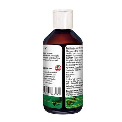 Dr.Vaidya's Herbo Cleanse Plus Herbal Hand Sanitizer Liquid (Pack of 2 x 200 ml) - Hand Sanitizer