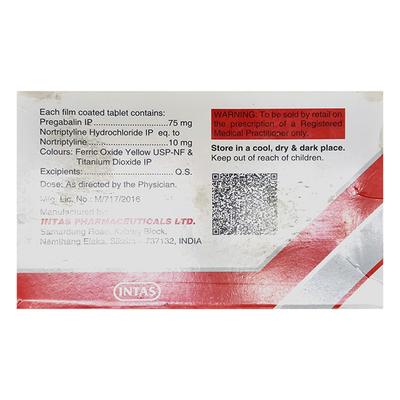 PRELIN NT Tablet 15's - Neuropathic Pain-Dru