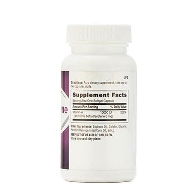 GNC Beta-Carotene 6 mg Softgel Capsule 100's - Workout Essentials