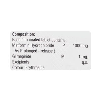 GLIMIGEM M FORTE 1/1000mg Tablet 10's - Diabetes-Ant