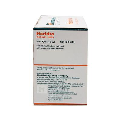 Himalaya Wellness Haridra Tablet 60's - Speciality Medicines