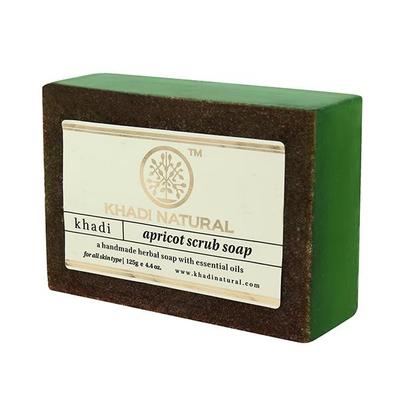 Khadi Natural Herbal Soap - Apricot Scrub 125 gm - Soaps
