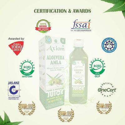 Axiom Jeevan Ras Aloevera Amla Juice 1 ltr - Speciality Medicines