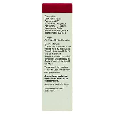 Azenam 500mg Injection 10ml - Bacterial Infections-OBL