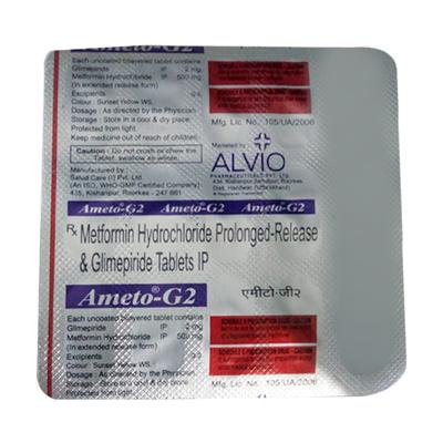 AMETO G2 Tablet 15's - Diabetes-Ant