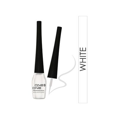 One On One Waterproof Eyeliner - White 5 ml - Eyeliners