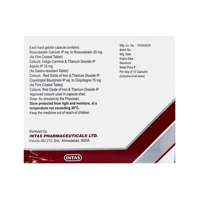 PREVA GOLD 20 Capsule 15's - Blood Clot-Ant