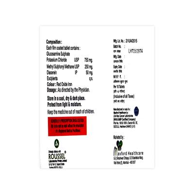 DIACEFORD GM Tablet 10's - Arthritis-Oth