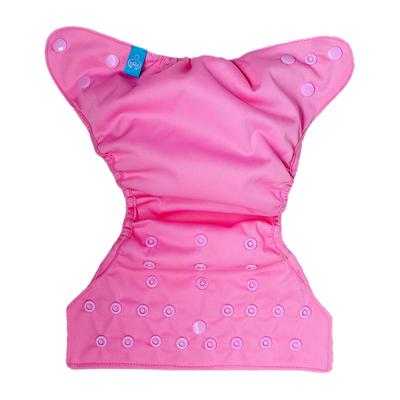 Bumberry Reusable Diaper Cover (2-36 Months) with 2 Wet Free Inserts - Pink - Diapers & Wipes