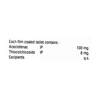 MIGACE T 8 Tablet 10's - Muscle Spasm-Mus