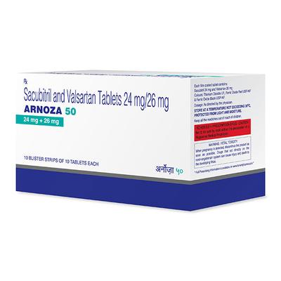 ARNOZA 50 Tablet 10's - Heart Failure-Ant