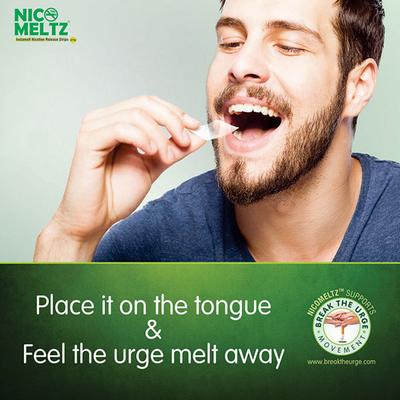 Inventz Nicomeltz Instamelt Nicotine Release Strips - Mint Flavour 2mg (Pack of 12 x 7's) - Nicotine Gums/Lozenges