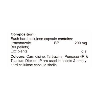 Itrostred 200mg Capsule 4'S - Fungal Infections-Anf