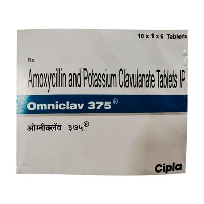OMNICLAV 375mg Tablet 6's - Bacterial Infections-Pen