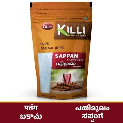Gtee Killi Sappan Wood Crushed 100 gm - Herbal Dietary Supplement