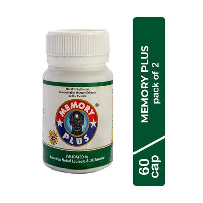 Memory Plus Capsules (Pack of 2 X 60s) 1's - Speciality Medicines