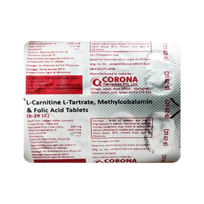 B 29 LC Tablet 10'S - Supplements-Sup