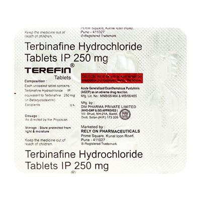 TEREFIN Tablet 7's - Fungal Infections-Anf