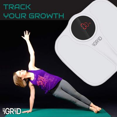iGRiD Digital Weighing Scale - White (IG-HS1100) - Weighing Scale