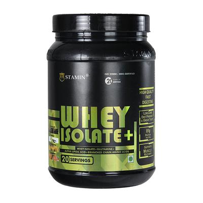 Stamin Whey Isolate+ Powder - Chocolate Flavour 1 kg - Whey Proteins