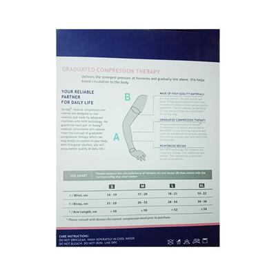 Youleg Medical Compression Stockings Arm Sleeves with Shoulder Strap (XXL) (N) - Arm/Elbow Supports