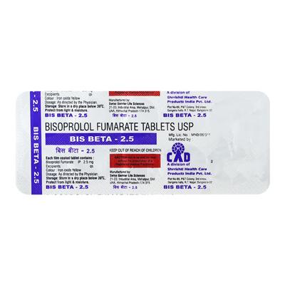 BIS Beta 2.5mg Tablet 10'S - Hypertension-Bet