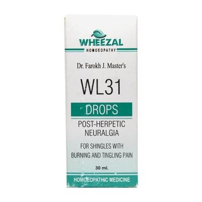 Wheezal Wl-31 Post Herpetic Neuralgia Drops 30ML - Homeopathic Drops
