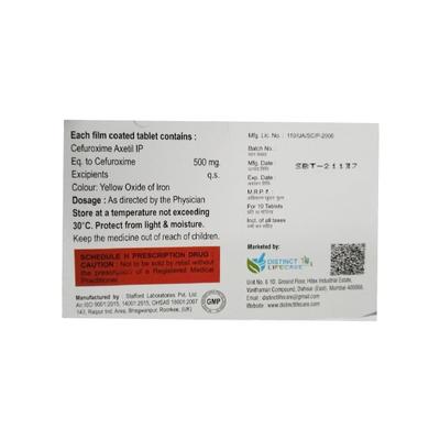 CEFO 500 Tablet 10's - Bacterial Infections-Cep