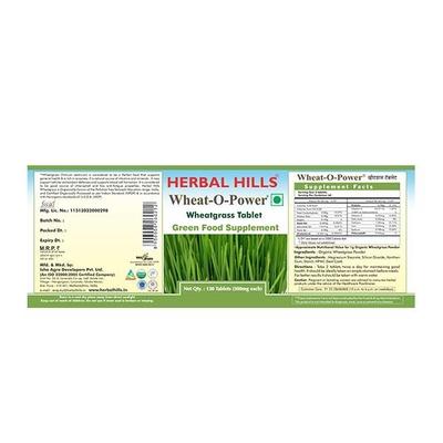 Herbal Hills Wheat-O-Power Tablet 120's - Diabetes Care (Ayush)