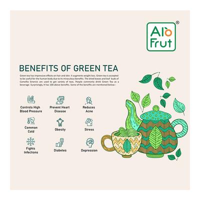Axiom AloFrut Green Tea Bags - Tulsi 25's - Teas