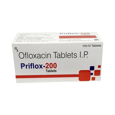 PRIFLOX 200 Tablet 10's - Bacterial Infections-Qui