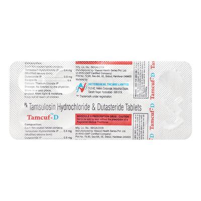 Tamcuf D Tablet 10'S - Bladder And Prostate Disorders-Dru