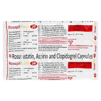 ROSEPIL GOLD 20 Capsule 10's - Blood Clot-Ant