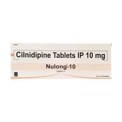 Nulong 10mg Tablet 10'S - Hypertension-Cal