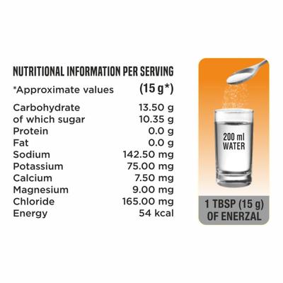 ENERZAL ORANGE FLAVOUR Powder 1000gm - Energy Drinks