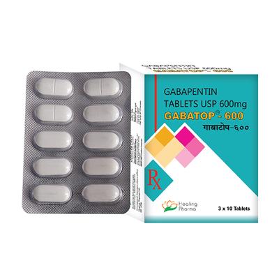 GABATOP 600 Tablet 10's - Neuropathic Pain-Dru