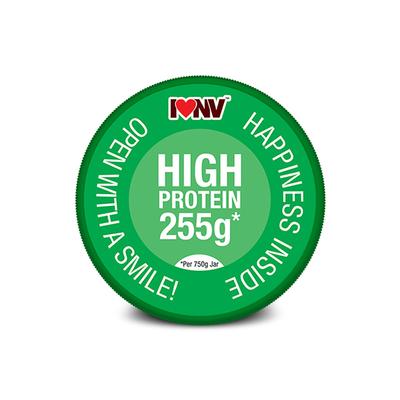 NourishVitals Vegan Protein Peanut Butter (Extra Crunchy) - Unsweetened 750 gm - Nutritional Bars