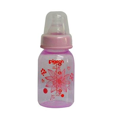 Pigeon Peristaltic Clear Nursing Bottle Rpp - Pink (Foral) 120 ml - Feeding & Nursing