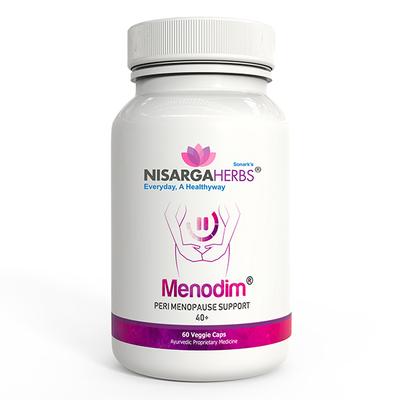 NisargaHerbs Menodim Veggie cap 60's - Speciality Medicines