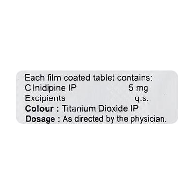 INDAPACE 5 Tablet 10's - Hypertension-Cal