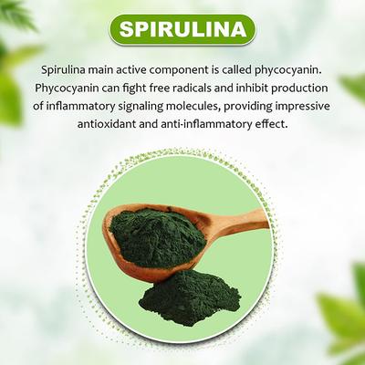 Health Veda Plant Based Spirulina 2000 mg Veg Capsule 120's - Multi-Vitamins