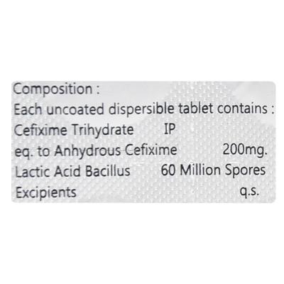 URCEF 200 LB Dispersible Tablet 10's - Bacterial Infections-Cep