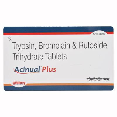 ACINUAL PLUS Tablet 10's - Pain relief-Ant