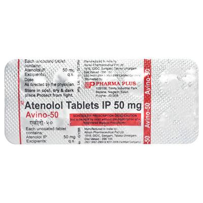 AVINO 50 Tablet 10's - Hypertension-Bet