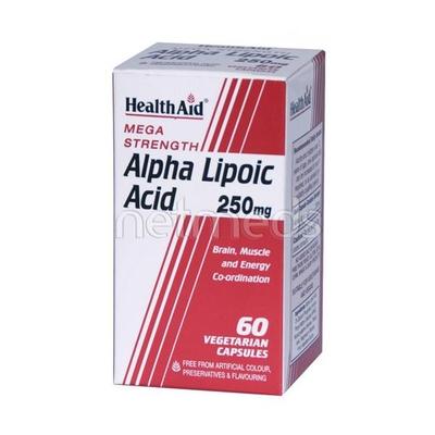 HealthAid Alpha Lipoic Acid 250 mg Capsule 60's - Amino Acids