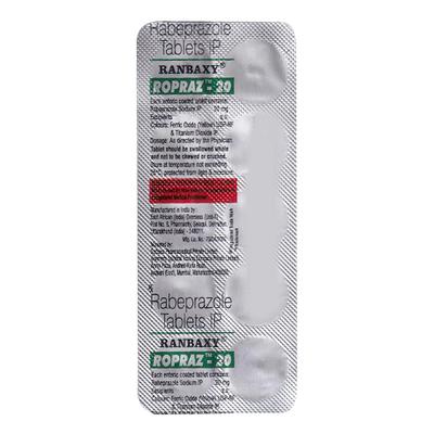 Ropraz 20mg Tablet 10'S - Ulcer/Reflux/Flatulence-Aaa